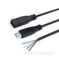 2/4 core Flat Wires Open End extension Cable